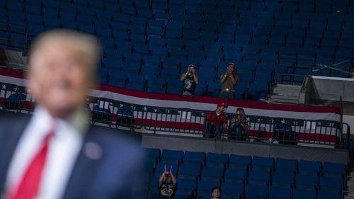 Donald Trump decided to hold his rally in Tulsa despite a surge in coronavirus cases there.