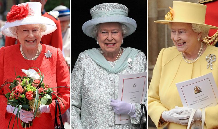 Royal jewels: Queen's Williamson pink diamond brooch