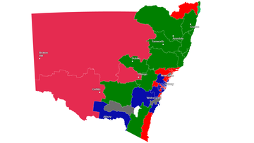 NSW Electoral map