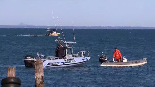 Water police, coast guard and civilian watercraft have been deployed to help find Mr Kelly. 