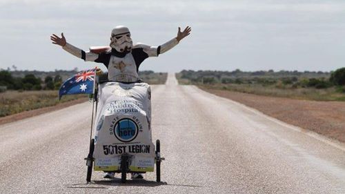 Stormtrooper costume saves Australian man in battle with deadly brown snake