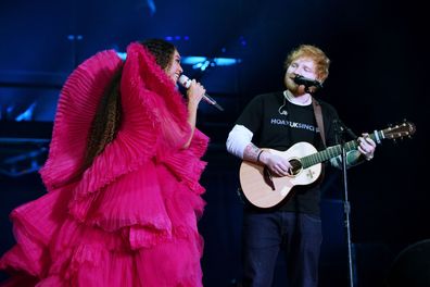 Beyoncé and Ed Sheeran