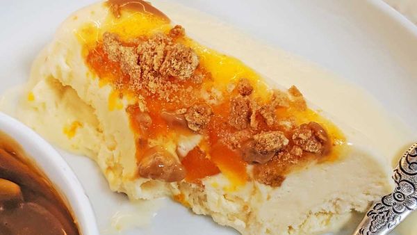 Candied pumpkin semifreddo recipe