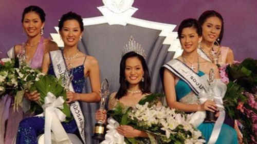 Nusara Suknamai was crowned runner-up in 2005 Miss Thailand Universe.