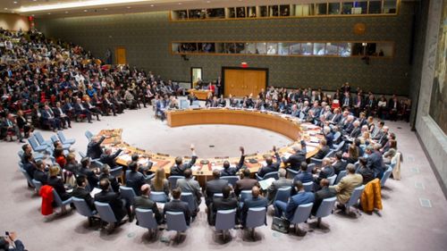 The UN Security Council. (UN)