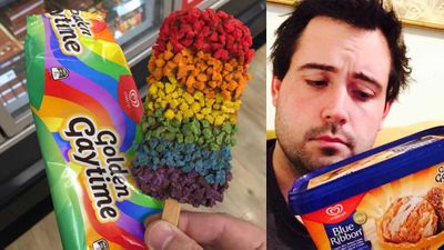 Man invents Rainbow Gaytime in time for Mardi Gras weekend