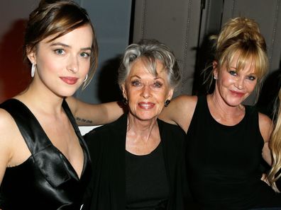 Dakota Johnson, Tippi Hedren, Melanie Griffith and Stella Banderas attend the 22nd Annual ELLE Women in Hollywood Awards on October 19, 2015 in Los Angeles, California.
