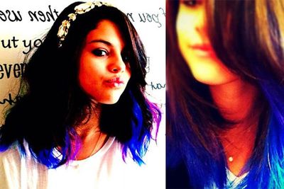 Selena rocked some purple hair extensions for a while. "She wanted something a little more spunky, fun and different," said her hair stylist. <br/><br/>