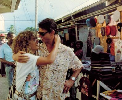 Cocktail, Tom Cruise, co-star Elisabeth Shue