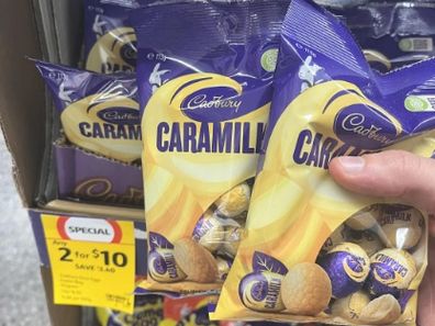 Easter eggs price increase Caramilk