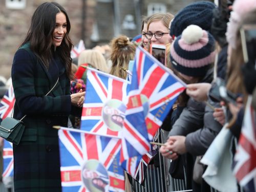 The Suits actress met with fans in Edinburgh. (AAP)