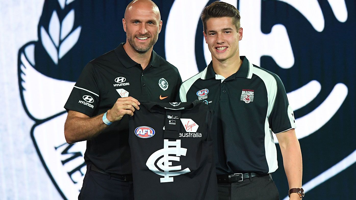 Carlton Blues make huge trade with Adelaide to land Liam Stocker at AFL draft