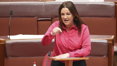 Senator Jacqui Lambie has blasted a One Nation bill on  vaccination that likens mandates to discrimination. 