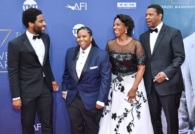 Denzel Washington and Pauletta Pearson.