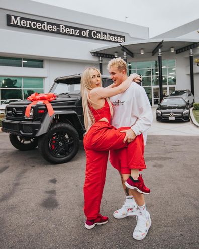 Tana Mongeau and Jake Paul