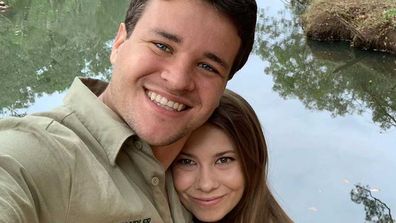 Chandler Powell and Bindi Irwin.