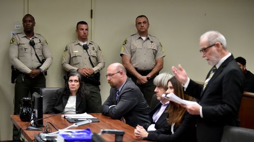 Louise and David Turpin appear in court for arraignment on January 18, 2018. Photo: Getty Images