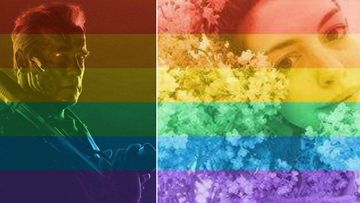 Celebrities including Arnold Schwarzenegger and Anne Hathaway are among the 26 million people who put a rainbow filter over their Facebook profile pictures. (Supplied)