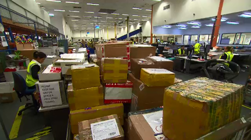 The mail gateway inspects every parcel entering Australia from overseas.