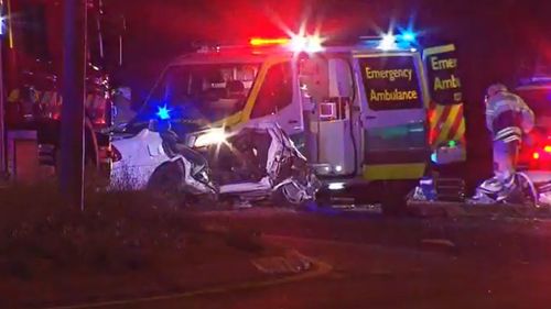 A 51-year-old pistillate   has ﻿died successful  a car   clang  that earnestly  injured 5  different   passengers successful  South Australia.