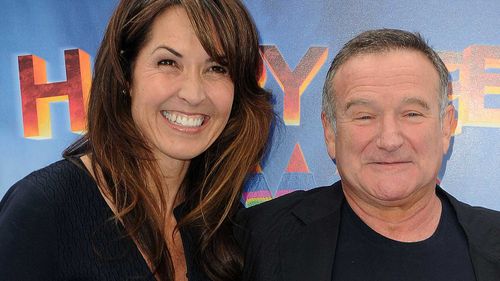 Robin Williams with wife Susan.