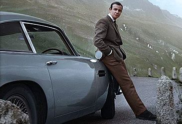 What make of car does James Bond drive in Goldfinger?