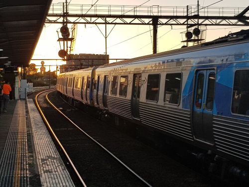 The city's train services have also been slowed by the heat. (Twitter via Metro Trains)