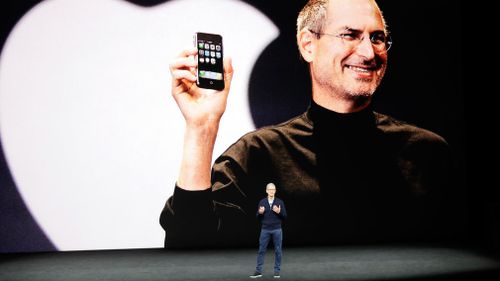 Apple Inc today celebrates the anniversary of the first iPhone with a new, top-of-the-line model. (AAP)