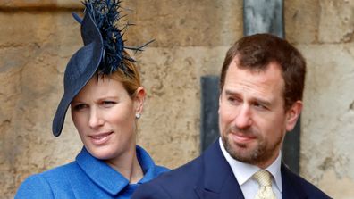 Peter Phillips with sister Zara Tindall both children of Princess Anne.