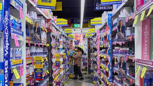 2025年10月26日，悉尼一家药店的通用名称“chemist warehouse”