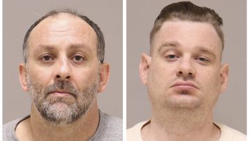 This combo of images provided by the Kent County, Mich., Jail. shows Barry Croft Jr., left, and Adam Fox. The pair were charged with attempting to kidnap Michigan governor