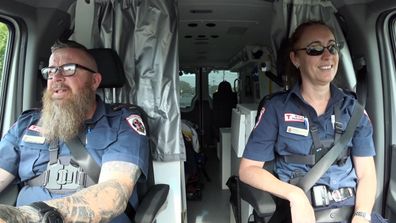 Paramedics TV show Paul and Carina 2020