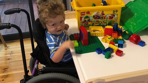 When he was just a few months old, new mum Megan Beit was told by doctors her son, Jonathon wouldn't live until his first birthday, due to being born with a genetic condition called SMA.