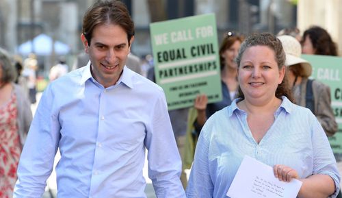 The planned change comes after the Supreme Court, ruled in favour of mixed sex couple Rebecca Steinfeld, 37, and Charles Keidan, 41 who wanted to be allowed a civil partnership like those allowed for gay couples in the UK alongside gay marriage.
