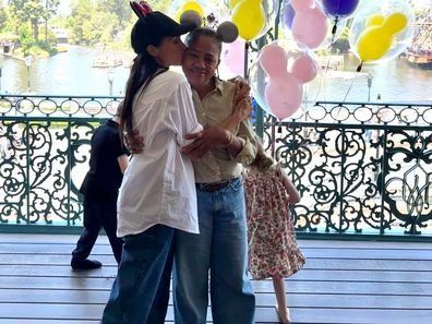 Meghan and Prince Harry, the Duke and Duchess of Sussex, with Prince Archie and Princess Lilibet at Disneyland in California, May 2026.