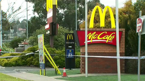 An investigation is underway after a police car was allegedly shot at and rammed in Melbourne's northwest this morning.