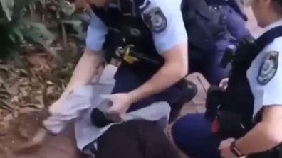 The family of an indigenous teenager who had his legs kicked out from beneath him as he was arrested in Sydney will speak publicly about the incident.