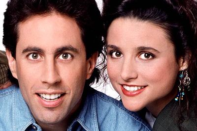 <B>The URST:</B> There was always chemistry between Jerry (Jerry Seinfeld) and Elaine (Julia Louis-Dreyfus). During the show's nine-year run they hooked up twice but always went back to being pals, and there were rumours Jerry would propose to her in the series finale (he didn't). Years later, <I>Curb Your Enthusiasm</I>'s <I>Seinfeld</I> reunion revealed that Jerry donated his sperm to Elaine &mdash; but they still weren't together.