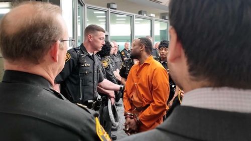 The man suspected of driving into a Hamilton County sheriff's deputy and killing him made his first appearance in court