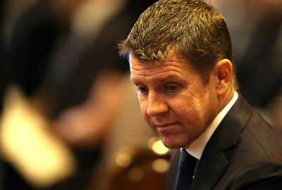 NSW Premier Mike Baird was among the mourners.