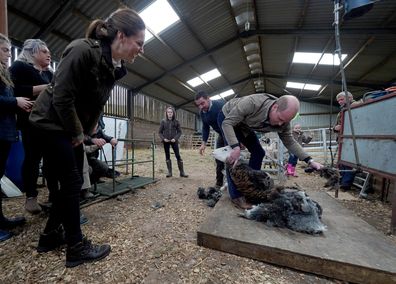 The Duke and Duchess of Cambridge visit Cumbria in Lake District