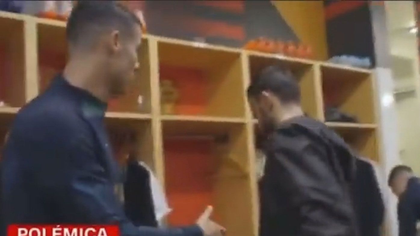 Cristiano Ronaldo receives icy reception from Man United teammate after explosive interview