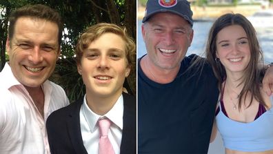 Karl Stefanovic, children, son Jackson, daughter Ava, Instagram photo