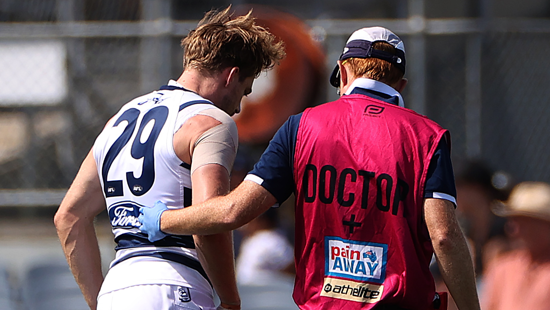 Cam Guthrie and Geelong doctor.