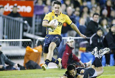 Jarryd Hayne debuted in 2006, with  16 tries in 17 games for Parramatta.
