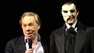 Ben Lewis with musical theatre composer, Andrew Lloyd Webber.