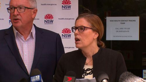 NSW Health held a press conference on Saturday