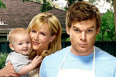 <B>How she died:</B> God, this death was <I>horrible</I>. In the season four finale, Dexter (Michael C. Hall) iced the Trinity Killer (John Lithgow), a serial murderer who dispatched several of his victims by slicing open their arteries and bleeding them out in a bathtub. But when Dex returned home, he discovered Trinity had managed to squeeze in one last victim before his death: Dexter's devoted wife Rita (Julie Benz), who lay dead in the bathtub. Chills.