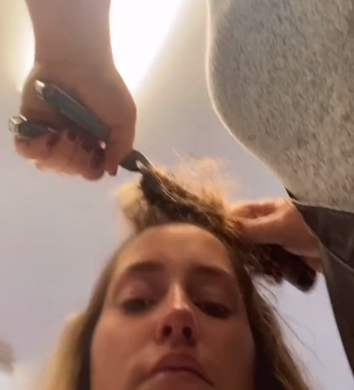 Nightmare hairstyling hack gone wrong leaves woman in tears with a brush  stuck to her head - 9Style