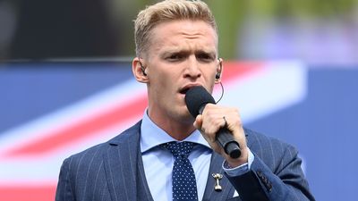 Cody Simpson sings the national anthem